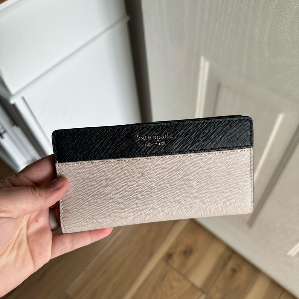 Kate Spade Black and Cream Clutch